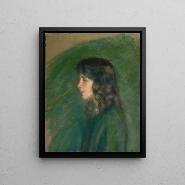 Lucie - Alice Pike Barney — inramlat konstverk på väggen