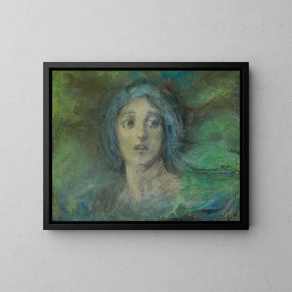 Lunaire - Alice Pike Barney — inramlat konstverk på väggen