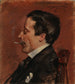 Man med en cigarett - Alice Pike Barney — vy av konstverket