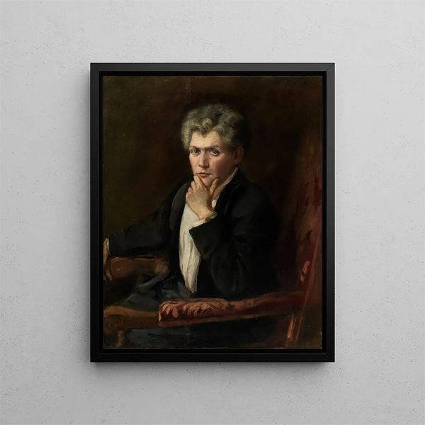 Marie Huet - Alice Pike Barney — inramlat konstverk på väggen