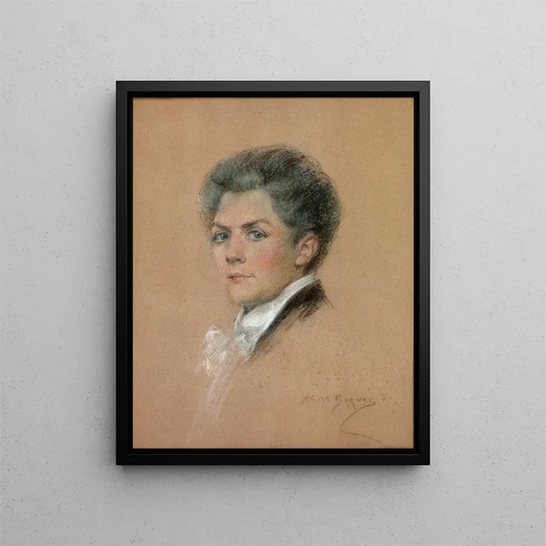 Marie Huet la Peintre - Alice Pike Barney — inramlat konstverk på väggen