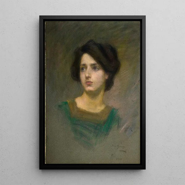 Monique - Alice Pike Barney — inramlat konstverk på väggen