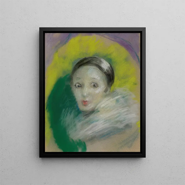 La folie lunaire - Alice Pike Barney — inramlat konstverk på väggen