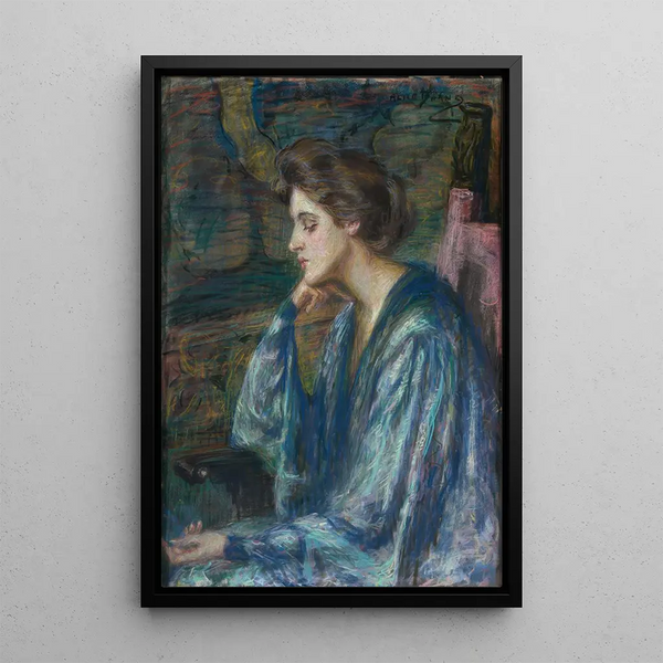 Madame Roosevelt Scovel - Alice Pike Barney — inramlat konstverk på väggen