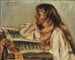 Natalie och Missal - Alice Pike Barney — vy av konstverket