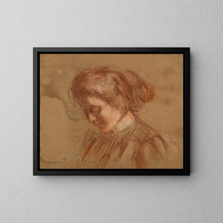 Alice Pike Barney - Red Crayon Study.webp