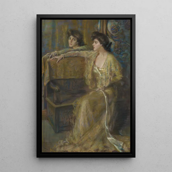 Reproduktion av målningen Nåd reflekterad - Alice Pike Barney
