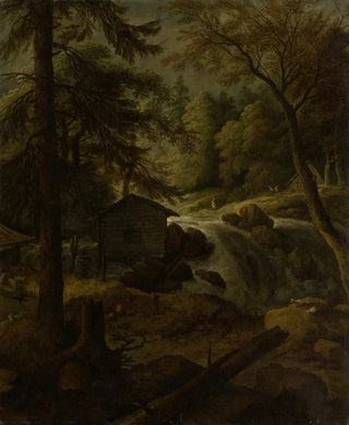 Allaert van Everdingen - Norwegian Landscape with Watermill on a Stream.webp
