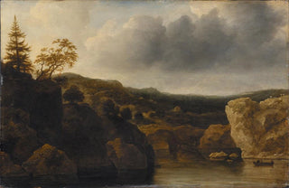 Allaert van Everdingen - Shore with Steep Cliffs.webp