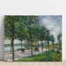 Reproduktion av målningen Allée de châtaigniers - Alfred Sisley