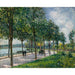 Reproduktion av målningen Allée de châtaigniers - Alfred Sisley