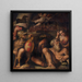 Allégorie d'Arezzo - Giorgio Vasari — inramlat konstverk på väggen