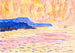 Aquarelle nr 6 Côte bleue - Allen Tucker — vy av konstverket