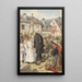 Procession de la Fête-Dieu - Alois Greil — inramlat konstverk på väggen