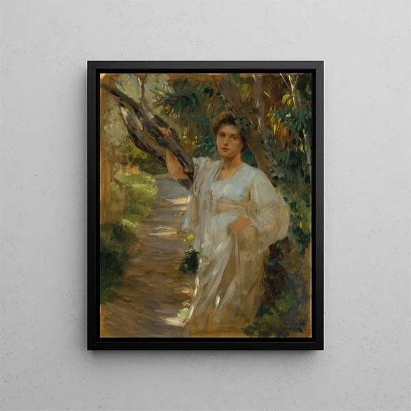 Alois Hans Schram - A Girl in the Forest.webp