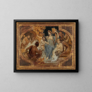 Alois Hans Schram - Allegory ceiling sketch.webp