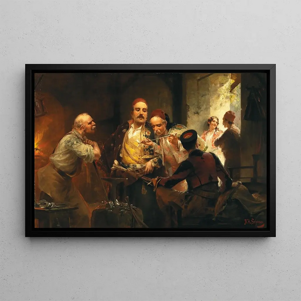 Alois Hans Schram - At the bladesmiths.webp