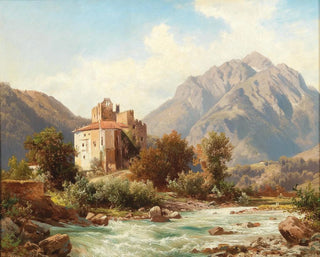 Alois Kirnig - Forst Castle On The Adige Near Merano.webp