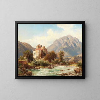 Alois Kirnig - Forst Castle On The Adige Near Merano.webp
