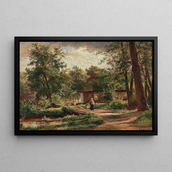 Alois Kirnig - Rural Idyll Mother Returning Home.webp