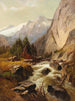 Ruisseau de montagne - Alois Wolf — vy av konstverket