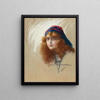 Alonzo Myron Kimball - Woman with Flowing Hair.webp