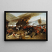 La défense de Rorke's Drift 1879 - Alphonse Marie de Neuville — inramlat konstverk på väggen