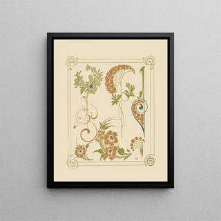 Alphonse Mucha - Abstract design based on flowers and arabesques.webp