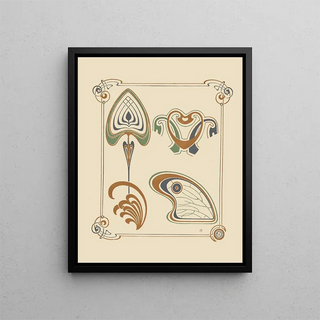 Alphonse Mucha - Abstract design based on wings and leaf shapes.webp