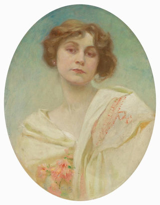 Alphonse Mucha - Portrait of a young woman in folk costume.webp
