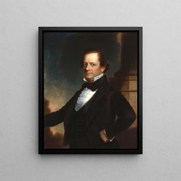 Henry N. Walker - Alvah Bradish — inramlat konstverk på väggen
