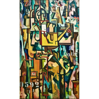 Amadeo de SouzaCardoso - Metallic Vibrations Mechanical Geometric Splendor.webp