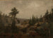 Regn i skymningen, Foss av Mandalselven - Amaldus Nielsen — vy av konstverket
