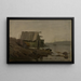 Hangar à bateaux, Lindesnes - Amaldus Nielsen — inramlat konstverk på väggen