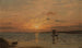 Coucher de soleil à Hvaler - Amaldus Nielsen — vy av konstverket