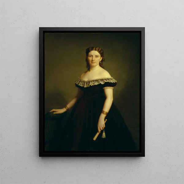 Jane Cederlund - Amalia Lindegren — inramlat konstverk på väggen