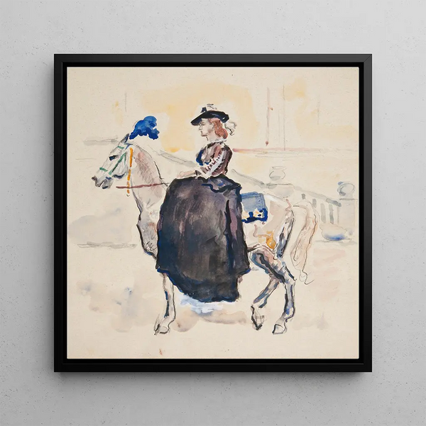 Amazone à cheval en costume historique - Ivan Ivanec