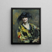 Portrait de Madame Errasuriz - Ambrose McEvoy — inramlat konstverk på väggen
