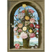 Reproduktion av målningen av blomstervas vid ett fönster - Ambrosius Bosschaert den äldre
