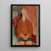 Reproduktion av målningen av pojke i kortbyxor - Amedeo Modigliani