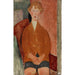 Reproduktion av målningen av pojke i kortbyxor - Amedeo Modigliani