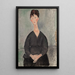Reproduktion av målningen Sångare på café - Amedeo Modigliani