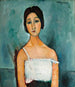 Christine - Amedeo Modigliani — vy av konstverket