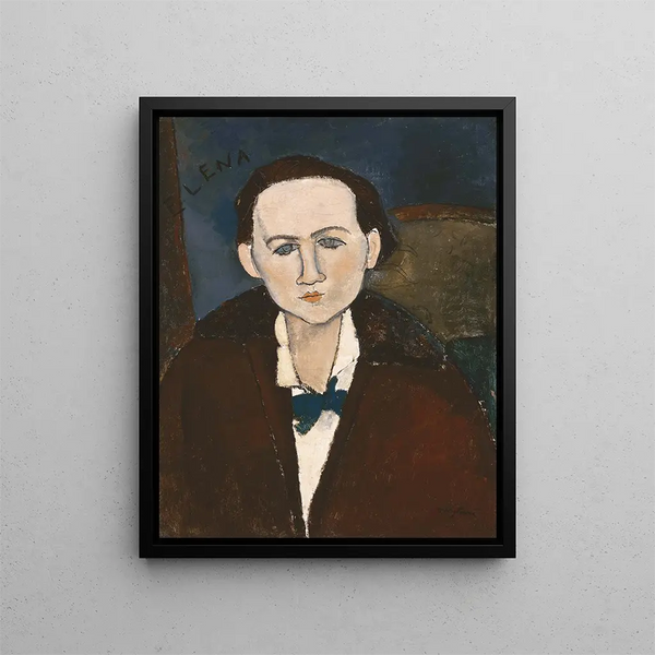 Elena Povolozky - Amedeo Modigliani — inramlat konstverk på väggen
