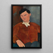 Reproduktion av målningen Monsieur Deleu - Amedeo Modigliani