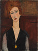 Portrait d'une femme - Amedeo Modigliani — vy av konstverket