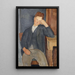 Reproduktion av målningen Den unge lärlingen - Amedeo Modigliani