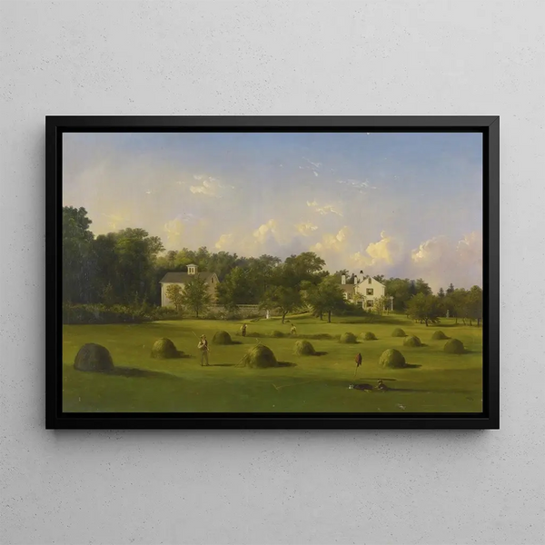 American School - Harvesting Hay In Summer.webp