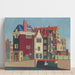 Reproduktion av målningen Amsterdam, Rokin - Carl Grossberg