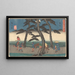 Akasaka - Andō Hiroshige — inramlat konstverk på väggen
